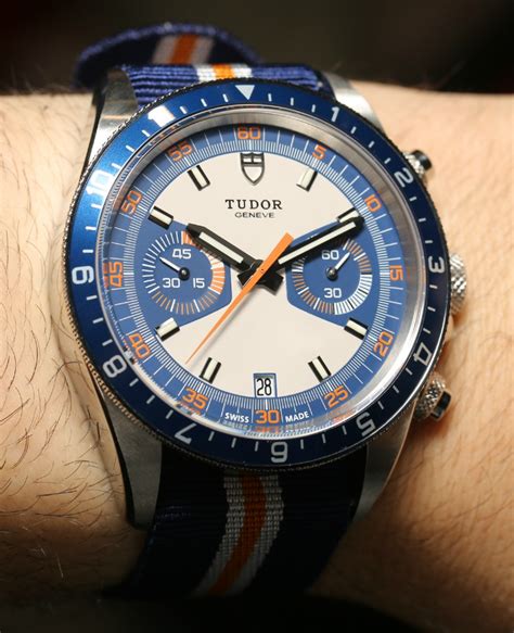 ebay tudor heritage chrono blue|tudor heritage chrono blue price.